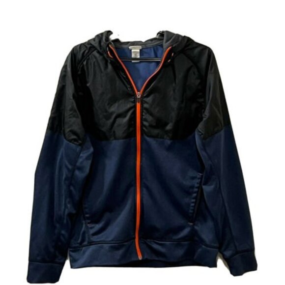 H&M Sport Womens Hoodie Fleece Lined Jacket Full Zip Pockets Size Medium - Picture 1 of 12